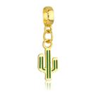 Berloque Cacto Banhado a Ouro 18k