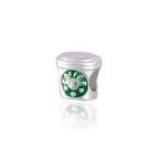 Berloque Café Coffee Banho Prata Pulseiras Berloques