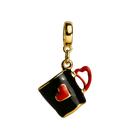 Berloque caneca de café - Banhado em Ouro 18k