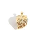 Berloque Charm Folha Pequena Banhado Berloque Charm Folha Pequena Banhado