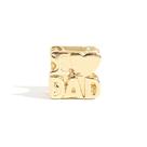 Berloque Charm I Love Dad Banhado a Ouro