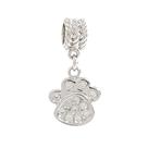 Berloque Charm Pingente Patinha Zircônias Banhado