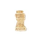 Berloque Charm Torre de Pisa Banhado a Ouro