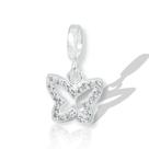 Berloque Charms Borboleta Prata Legitima 925