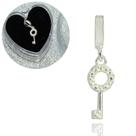 Berloque Charms Chave Prata Legitima 925