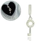 Berloque Charms Chave Prata Legitima 925