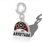 Berloque Charms Pingente Chapeu Arretada Prata Original