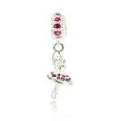 Berloque Charms Prata Legitima 925 Bailarina Cravejada Berloque Charms Prata Legitima 925 Bailarina Cravejada