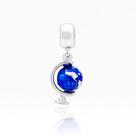 Berloque Charms Prata Maciça 925 Globo Terrestre Berloque Charms Prata Maciça 925 Globo Terrestre