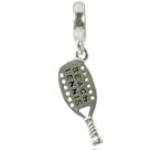 Berloque Charms Raquete Beach Tenis Prata Legitima 925 Berloque Charms Raquete Beach Tenis Prata Legitima 925