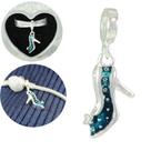 Berloque Charms Sapato Scarpin Prata Legitima 925