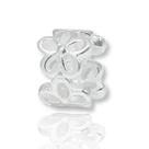 Berloque Charms Separador Flor Prata Legitima 925 Berloque Charms Separador Flor Prata Legitima 925