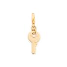 Berloque chave folheado a ouro 542404 Rommanel