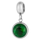 Berloque de Aço Link Green Shine Coleção Steel Dreams. Berloque de Aço Link Green Shine Coleção Steel Dreams.