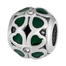 Berloque de Aço Separador Link Green Lucky Coleção Steel Dreams