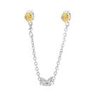 Berloque De Prata 925 Com Margarida, Borboleta E Coração Para Pulseira DIY Feminina Berloque De Prata 925 Com Margarida, Borboleta E Coração Para Pulseira DIY Feminina