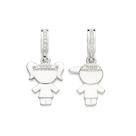 Berloque de pulseira prata 925 feminino rommanel menina filha ou menino filho cravejado zircônia 840077 840078 Berloque de pulseira prata 925 feminino rommanel menina filha ou menino filho cravejado zircônia 840077 840078
