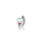 Berloque Dente Feliz com Escova em Prata 925 - Charme Dental para Pulseiras