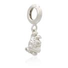 Berloque galo doido 3d prata 925 Berloque galo doido 3d prata 925