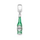 Berloque Garrafa de Cerveja H Prata 925