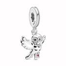 Berloque Harry Potter - Coruja Edwiges em Prata 925