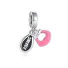 Berloque I LOVE BOXE Prata S925 Pandora ou Vivara Berloque I LOVE BOXE Prata S925 Pandora ou Vivara