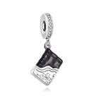 Berloque I LOVE CHOCOLATE em Prata S925 para pulseiras modelo Pandora ou Vivara