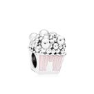 Berloque I LOVE PIPOCA em Prata S925 para pulseiras modelo Pandora ou Vivara