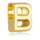 Berloque Letra B Separador Banhado a Ouro 18k