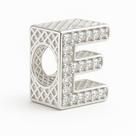 Berloque Letras Cravejado Prata 925 Berloque Letras Cravejado Prata 925
