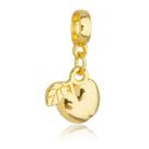 Berloque Maça Fruta Banhado a Ouro 18k