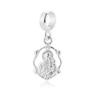Berloque Medalha Religiosa Em Prata 925