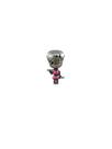 Berloque Menina Treinando Resina Rosa Aço Inox Berloque Menina Treinando Resina Rosa Aço Inox