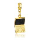 Berloque Notebook Banhado a Ouro 18k Berloque Notebook Banhado a Ouro 18k