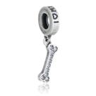 Berloque Osso Pet com Zircônia Cristal
