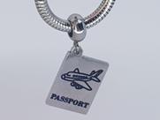 Berloque Passaporte Avião