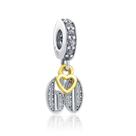 Berloque PINGENTE 60 ANOS em Prata S925 para pulseiras modelo Pandora ou Vivara