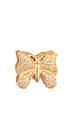 Berloque pingente borboleta ouro 18k amarelo zirconio branco. ROSANGELA LIMA JOIAS