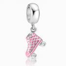Berloque Pingente Charm Patins Prata Original Esporte