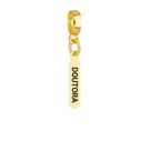 Berloque Plaquinha Doutora Banhado a Ouro 18k Berloque Plaquinha Doutora Banhado a Ouro 18k