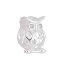 Berloque prata 925 Coruja com zirconia cravada life charms
