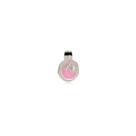 Berloque Prata 925 Separador Esmaltado 6mm