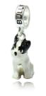 Berloque Prata Legitima 925 Cachorro Bull Dog Francês