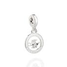 Berloque rommanel prata 925 feminino símbolo enfermagem 840160