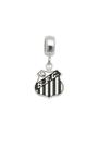Berloque Santos Time De Futebol Banhado a Prata 925