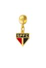 Berloque São Paulo Time De Futebol Banhado a Ouro 18k Berloque São Paulo Time De Futebol Banhado a Ouro 18k