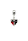Berloque São Paulo Time De Futebol Banhado a Prata 925 Berloque São Paulo Time De Futebol Banhado a Prata 925