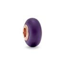 Berloque SEP MURANO ROXO 2 em Prata S925 para pulseiras modelo Pandora ou Vivara