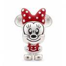 Berloque Separador Mickey Minnie Em Prata 925