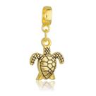 Berloque Tartaruga Mar Banhado a Ouro 18k Berloque Tartaruga Mar Banhado a Ouro 18k